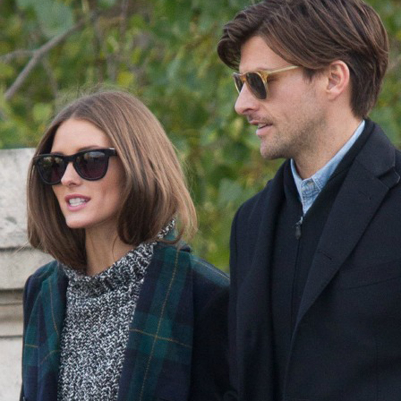 Olivia Palermo and Johannes Huebl Sighting in Paris
