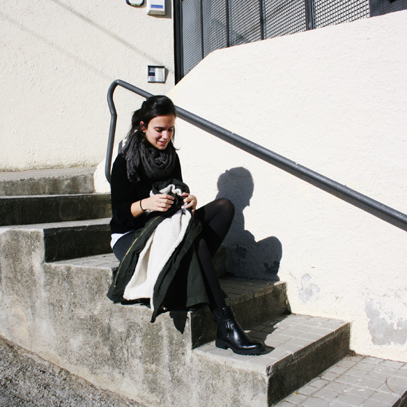 15colgadasdeunapercha_grey_tube_skirt_falda_tubo_gris_ms8