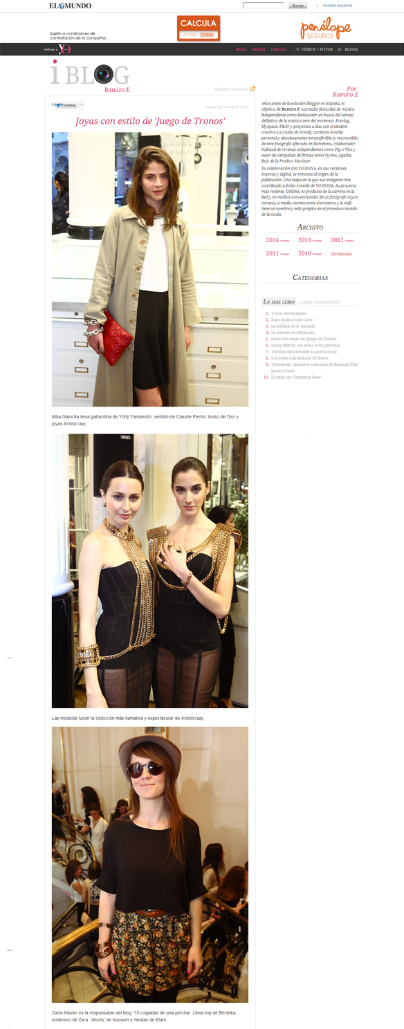 15colgadasdeunapercha_en_Iblogramiroe_yodona_Aristocrazy_Barcelona_25.04.2014_