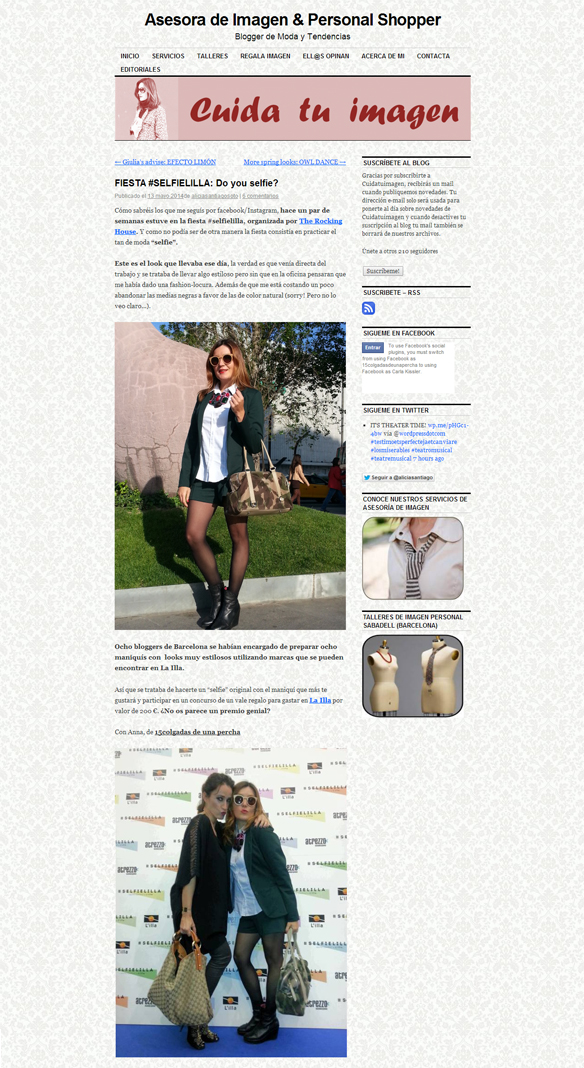 15colgadasdeunapercha_press_prensa_medios_media_features_blog_cuidatuimagen_13.05.14