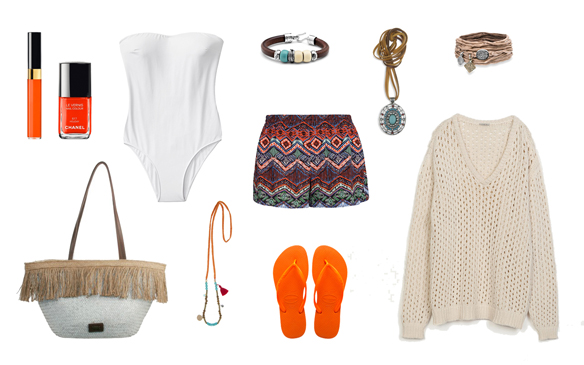 15colgadasdeunapercha_finde_looks_orange_flip_flops_Sunday