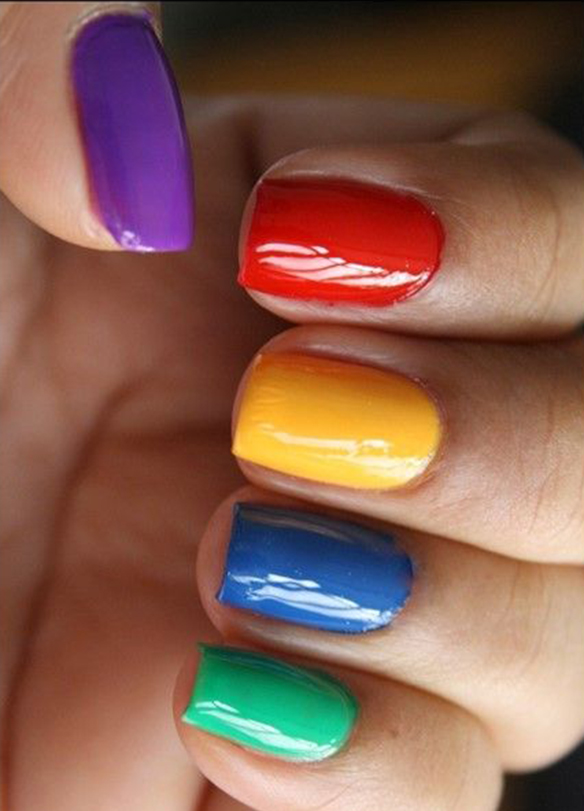 15colgadasdeunapercha-maquillaje-make-up-verano-summer-2015-manicura-color-block-manicure-nails-uñas-5