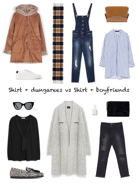 15-colgadas-de-una-percha-finde-looks-weekend-outfits-camisa-peto-sabado-saturday-shirt-dungarees-vs-camisa-boyfriend-jeans-domingo-shirt-boyfriends-sunday