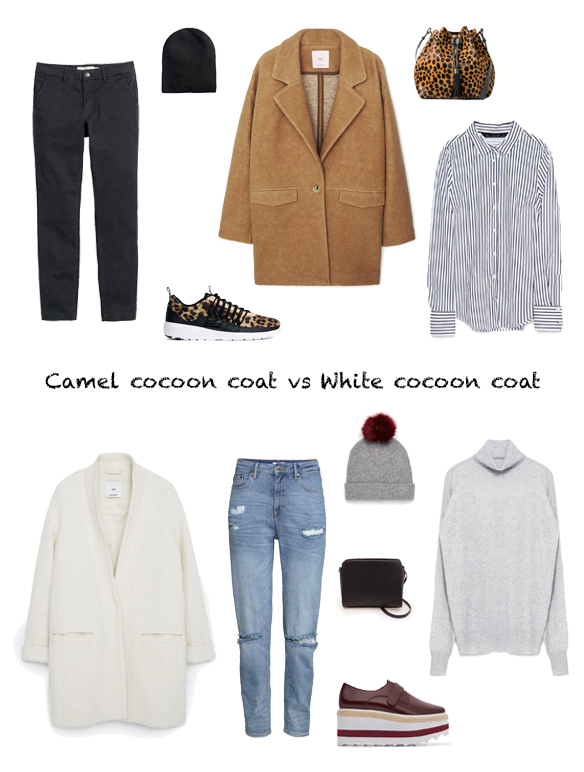 15-colgadas-de-una-percha-finde-looks-weekend-outfits-camel-cocoon-coat-abrigo-saturday-sabado-vs-white-cocoon-coat-abrigo-blanco-sunday-domingo